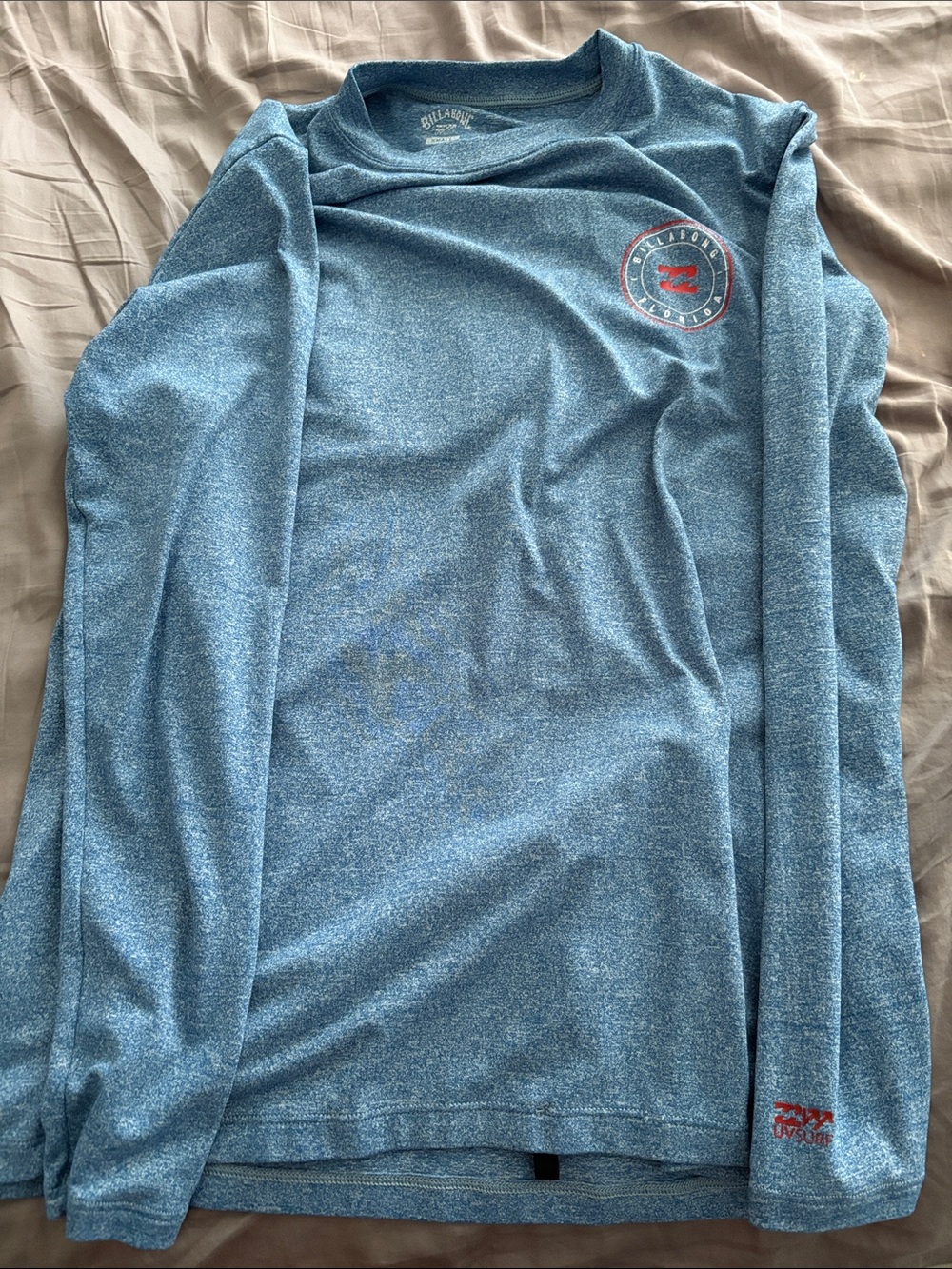 Billabong Florida Long Sleeve Performance Shirt – Blue – Small